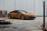 BMW i8 Austin Mahone Rusted by MetroWrapz on Vossen Wheels (VPS-305T) 2016 года